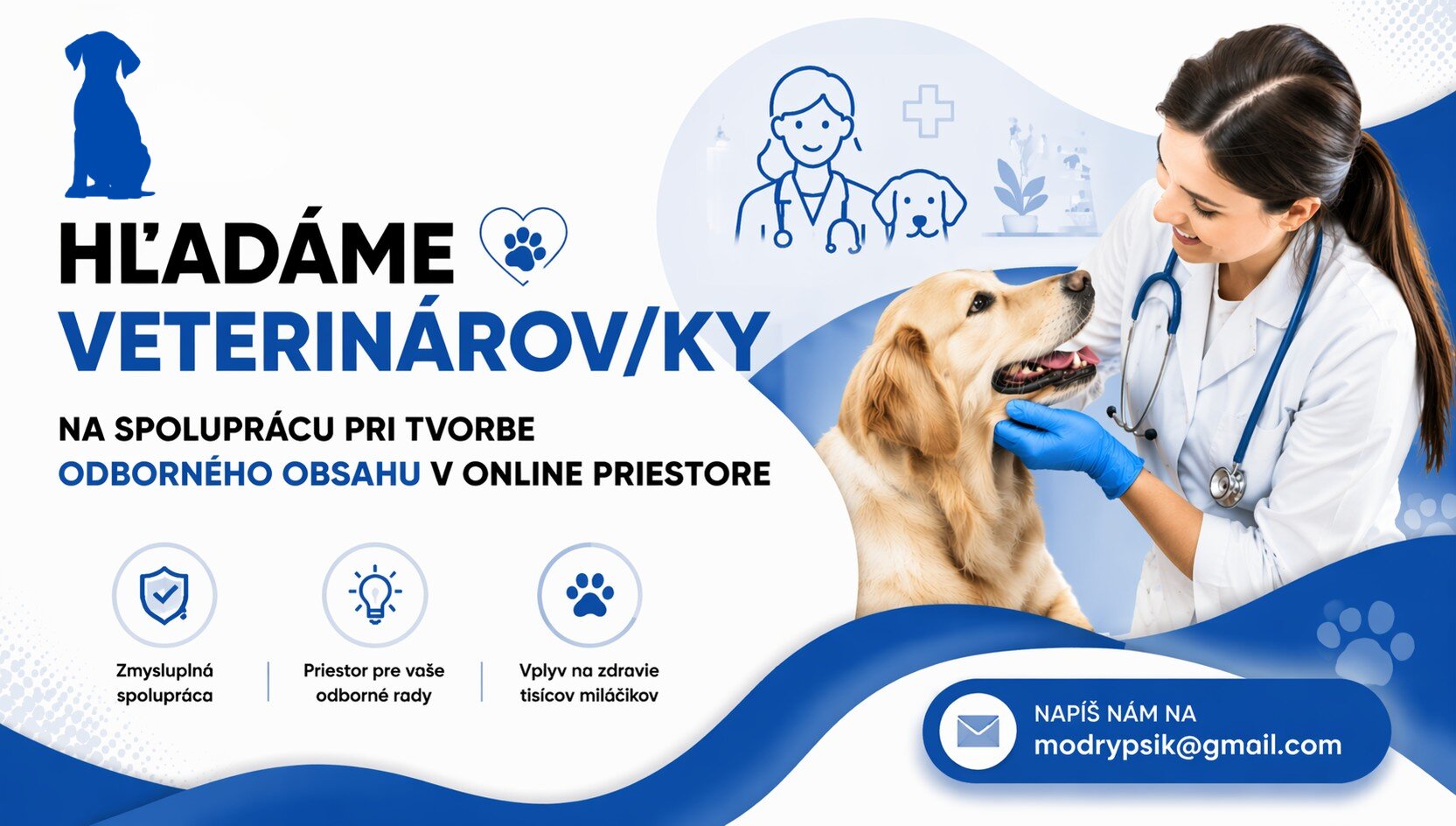 Spolupráca s veterinármi na odbornom obsahu modrypsik.sk